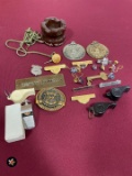 Large lot of Cleveland Police & misc. badges, pins, and whistles