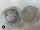 1886,1889O Morgan Dollars