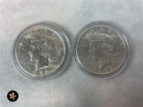 1922, 1923 Peace Dollars