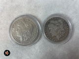 1880O, 1884S Morgan Dollars