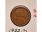 1922D LINCOLN CENT XF