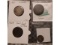 1826 HALF CENT AND 3 OTHER MISC COINS