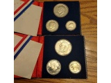 2-1976 3-PIECE SILVER PROOF SETS