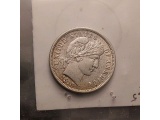 1915 BARBER DIME UNC