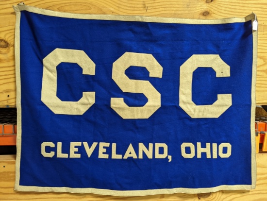 Vintage Cleveland, Ohio School/Team Banner