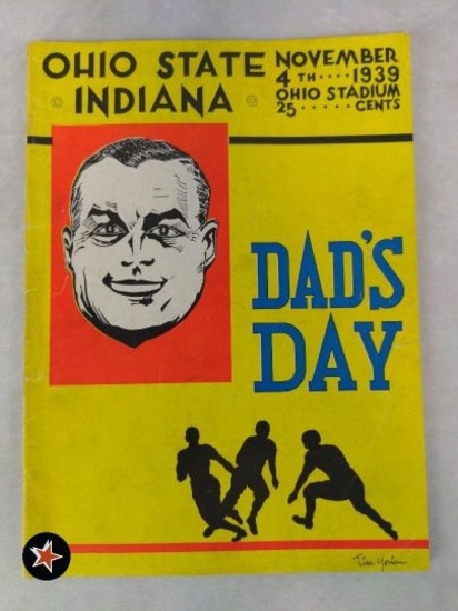 1939 Ohio State vs. Indiana Football Program