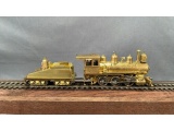 COLORADO MIDLAND 0-6-0 HO SCALE BRASS LOCOMOTIVE AND TENDER