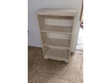 WHITE PRIMITIVE SHELF (WILL NOT SHIP)