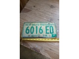 1974 OHIO LICENSE PLATE