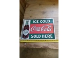 COCA-COLA TIN SIGN