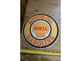 SHELL TIN SIGN