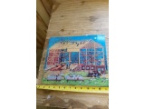 BARN RAISING TIN SIGN