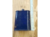 BLUE ENAMEL FLASK