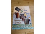 HERSHEY'S SYRUP TIN SIGN