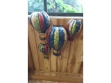 METAL HOT AIR BALLOON WALL HANGER (WILL NOT SHIP)