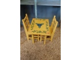 SMALL TABLE AND 2 CHAIRS SET (WILL NOT SHIP)