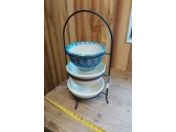 3 TIER CROCK BOWL SET (WILL NOT SHIP)