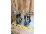 PAIR OF VINTAGE VASE HOLDERS