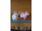 LOT OF 2 CERAMIC PIGGY BANKS