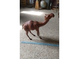 LEATHER BOUND CAMEL FIGURINE