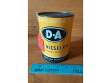 D-A DIESEL OIL TIN CAN