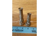 LOT OF 2 SMALL BRASS NOZZLES