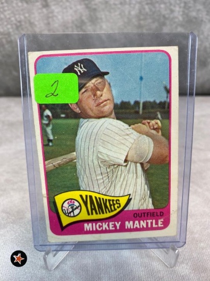 1965 Mickey Mantle Topps card