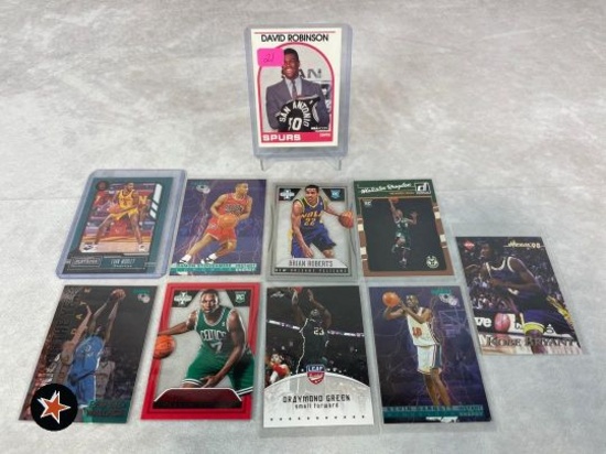Basketball Rookies Star lot: David Robinson, Kobe, Mobley, Garnet, D. Green