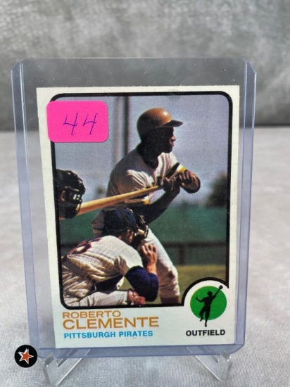 Roberto Clemente 1973 Topps card