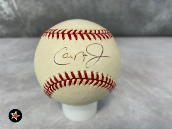 Cal Ripken Jr. signed MLB baseball, sweet spot, JSA