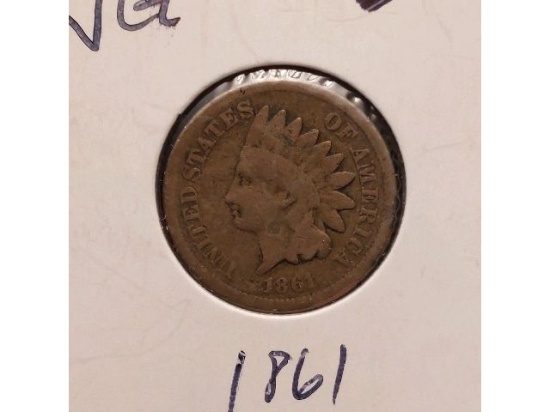 1861 INDIAN HEAD CENT G