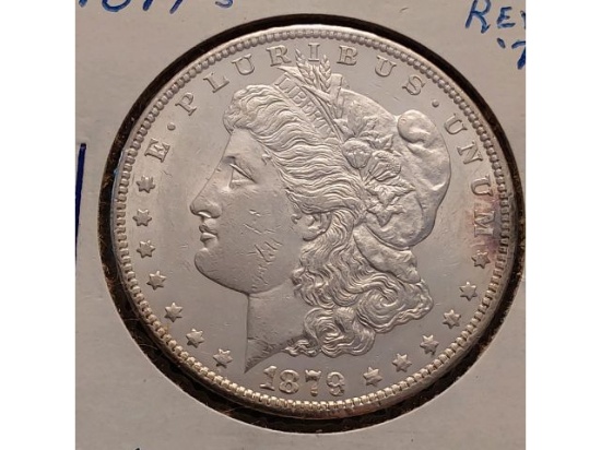 1879S REV. OF 78 MORGAN DOLLAR BU