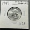 1947 Washington Quarter, 90% Silver