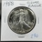 1988 US Silver Eagle, .999 fine silver, UNC GEM