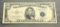 1953 A $5.00 Blue Seal Note, better quality note