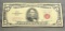 1963 Red Seal Star Note $5.00 United States Note