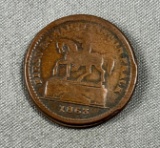 1863 Union Forever First in War First in Peace Civil War Token