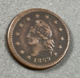 1863 Army and Navy Civil War token