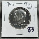 1970-S Proof Kennedy Half Dollar 40% Silver
