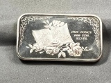 Mother's Day 1973 One Troy ounce .999 silver bar
