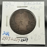 1894 Barber Half Dollar