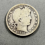 1910 Barber Half Dollar