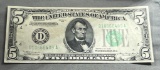 1934 Green Seal $5.00 Federal Reserve Note