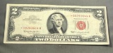 1963 Red Seal Star Note $2.00 United States Note