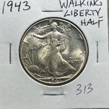 1943 U.S. Walking Liberty Half Dollar