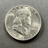 1948 Franklin Half Dollar, 90% SILVER
