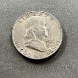 1949-D Franklin Half Dollar, 90% SILVER