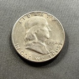 1954-S Franklin Half Dollar, 90% SILVER