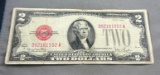 1928 G Red Seal $2.00 United States Note