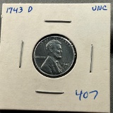1943D Steel Wheat Cent, great looking coin, see pics